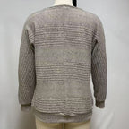 Women's Elegant Batwing Sleeve Half-Zip Top, Ribbed Texture Pullover For Casual To Formal Autumn Winter Wear