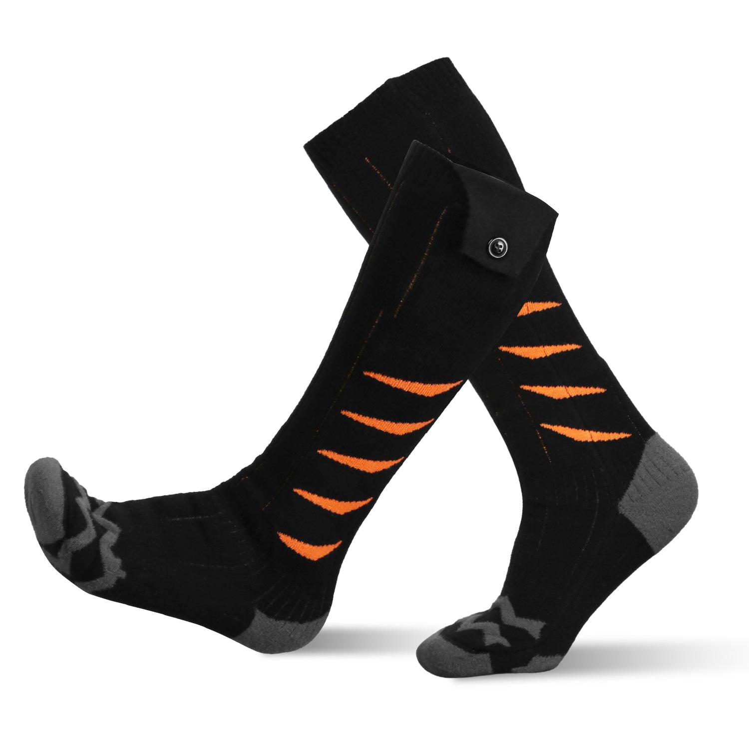 2 Types Options -- 1 Pair Of Heated Socks For Men Women Electric Heating Socks With APP Control 5000mAh Battery Rechargeable Thermal Socks Winter Warm Socks For Skiing Hiking Camping Hunting