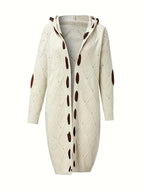 2025 Retro Cardigan Soft And Warm Women's Retro Cardigan Front Sleeve Open Button, AutumnWinter Coat, High Quality Craftsmanship, Elegant Women's Sweater