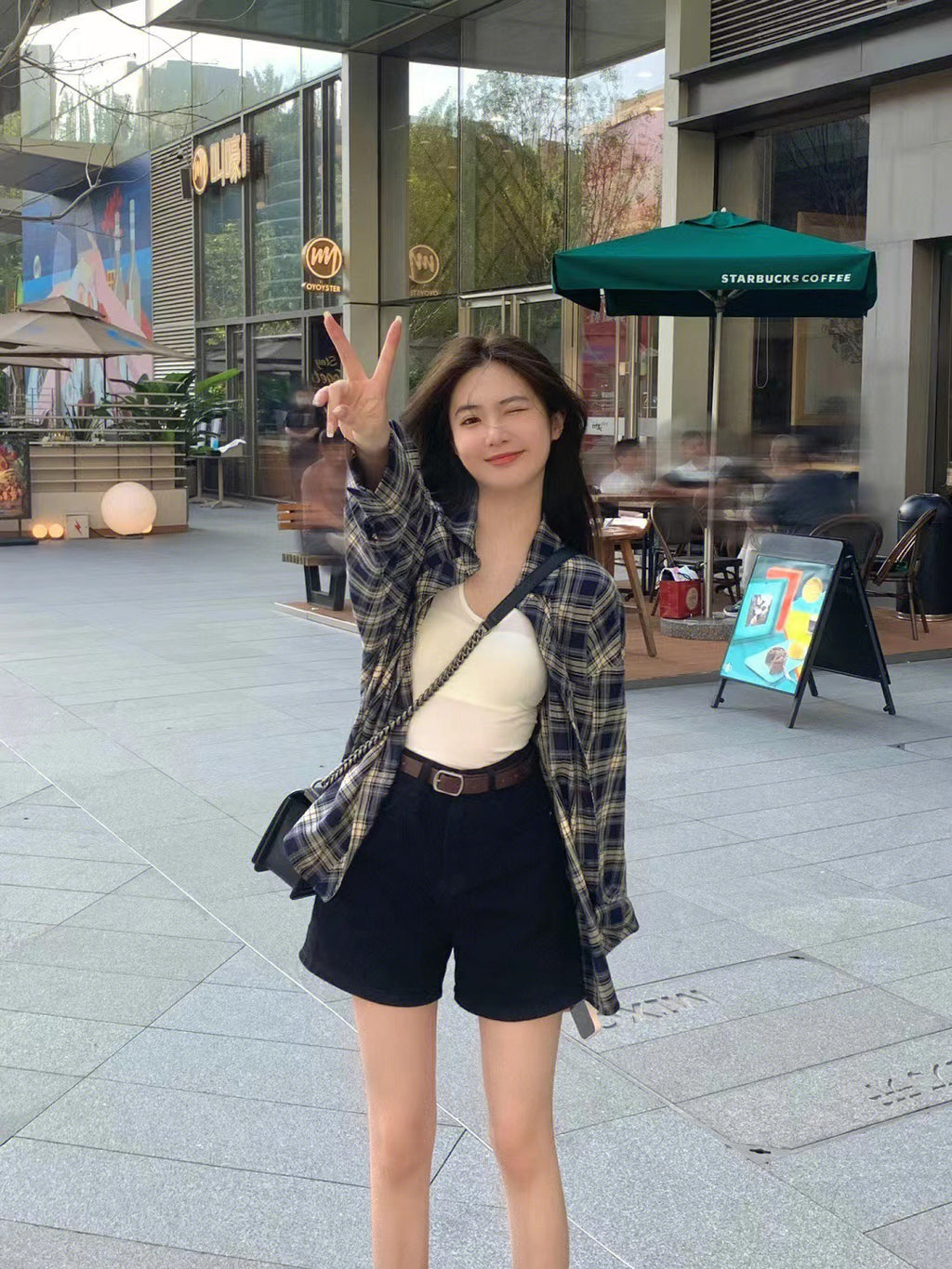 Women's Retro Plaid Sweet Thin Sun Protection Cardigan Coat Shirt