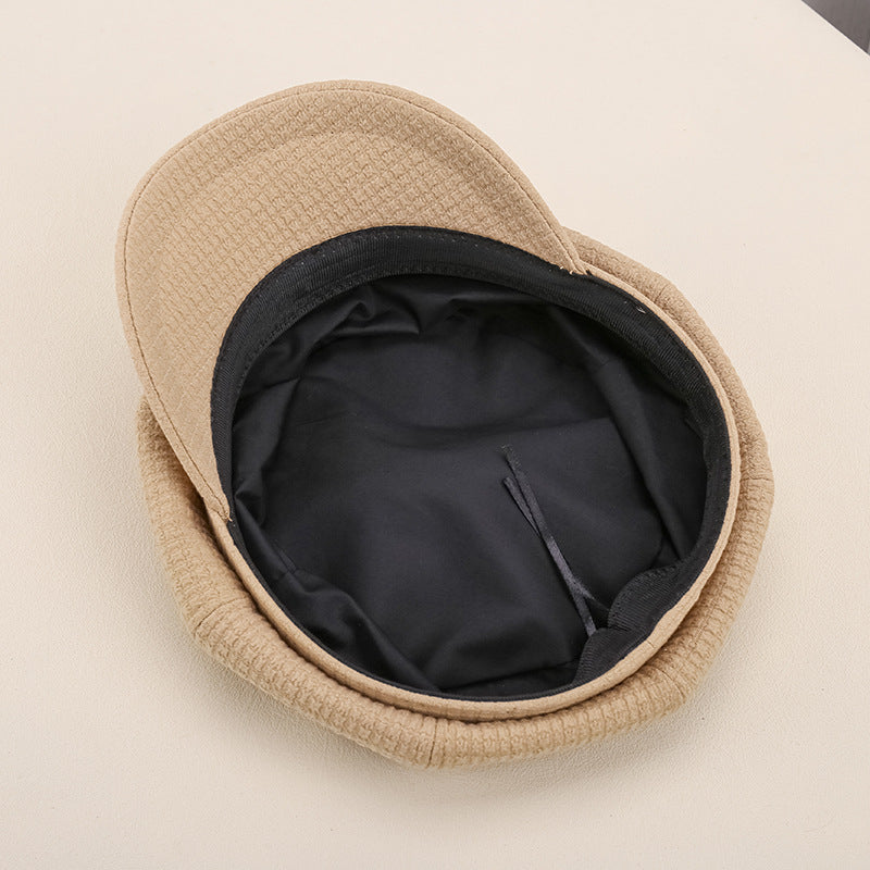 Women's Outdoor Warm Sunshade Pleated Octagonal Hat