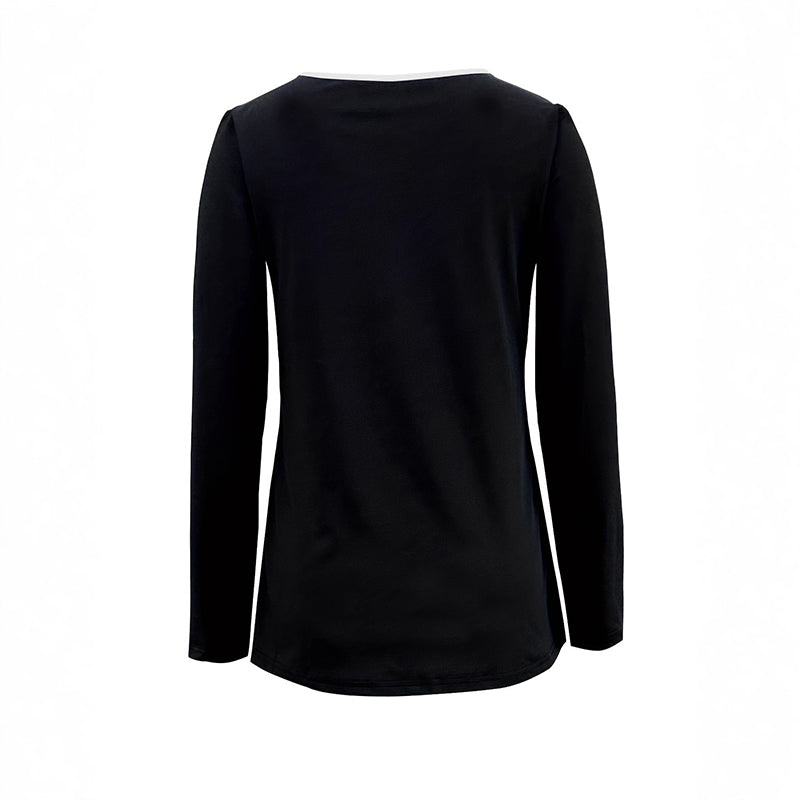 Women's Long Sleeve Tunic Tops Casual T-Shirt Fall Work Fashion 2025, Everyday Basic Wear