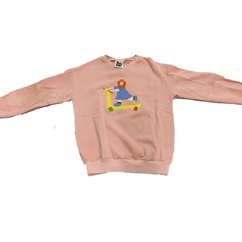 Women Thick Hoody Suit Green Color Young Student