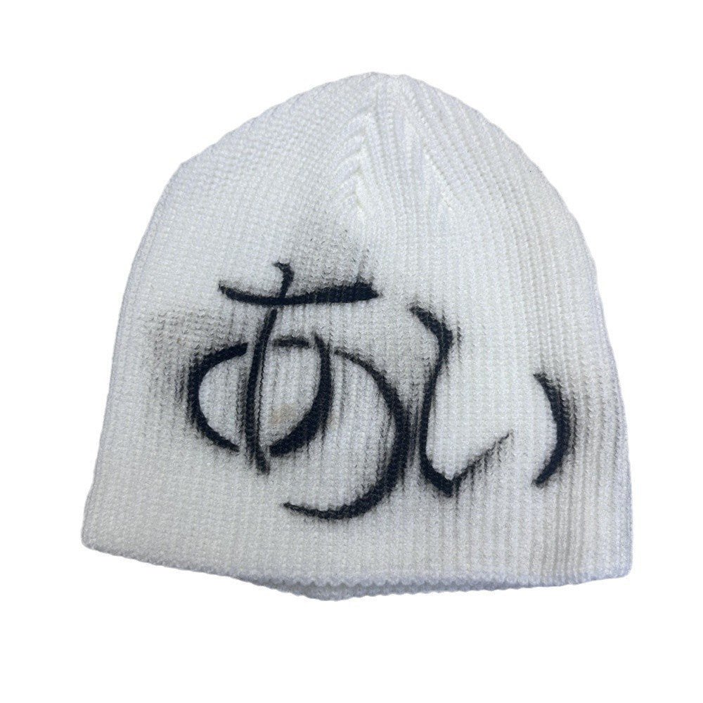 Street Style Letters Pile Heap Cap Beanie Hat Female Autumn And Winter Street