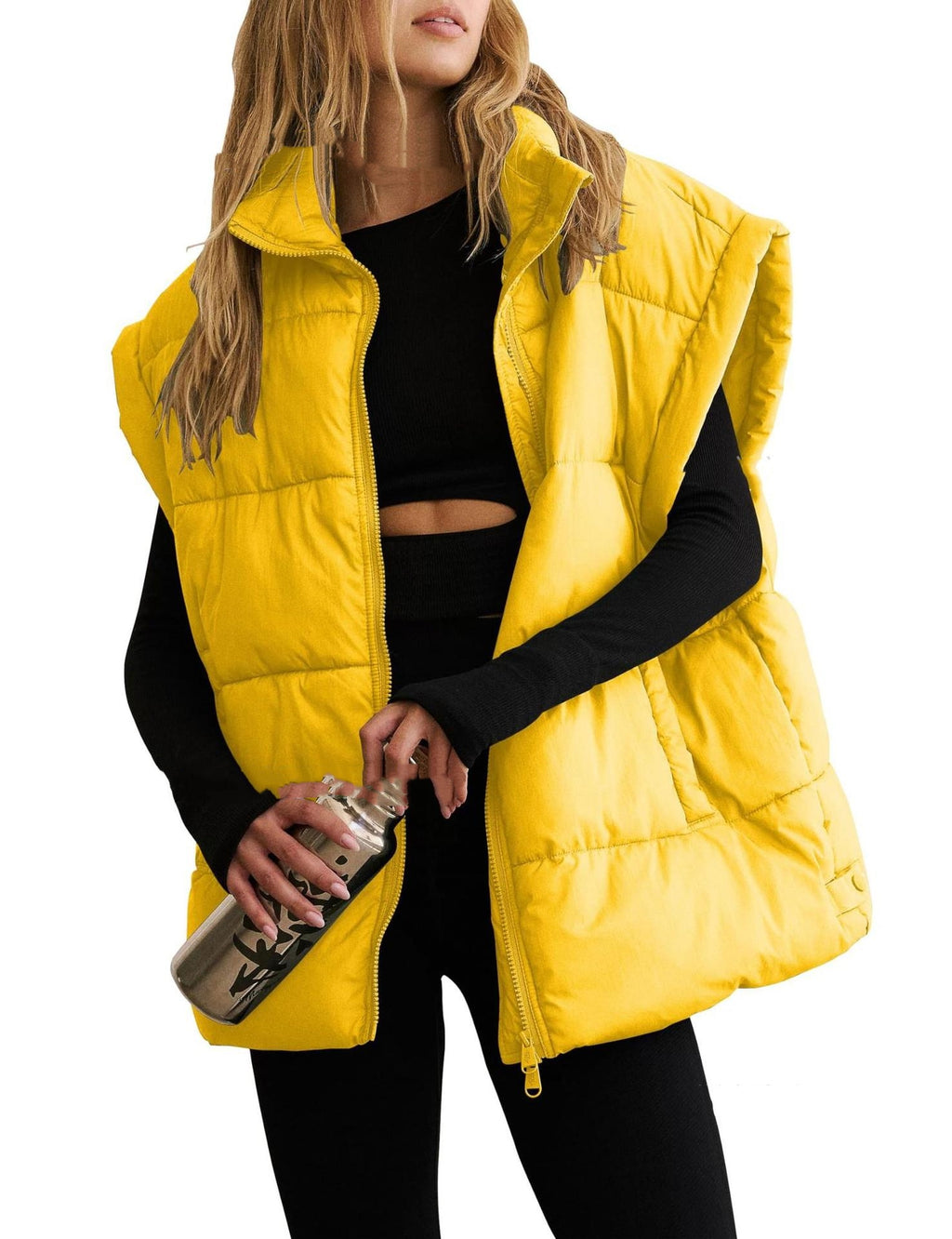 Coat Jacket Vest With Pockets