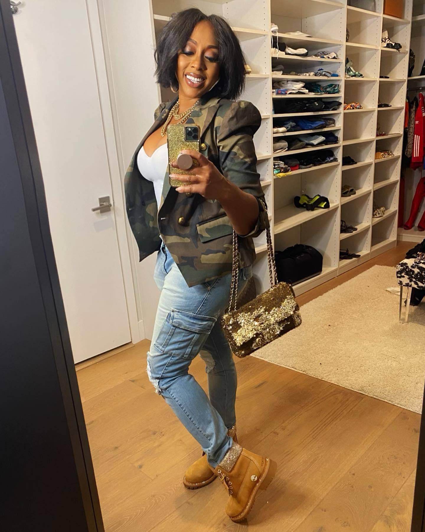 Elegant Women's Camo Print Jacket - Chic Double-Breasted, Long Sleeve Outerwear With Flap Pockets, Polyester, Perfect For Spring-Fall, Cute Jacket Amazon Does Not Sell