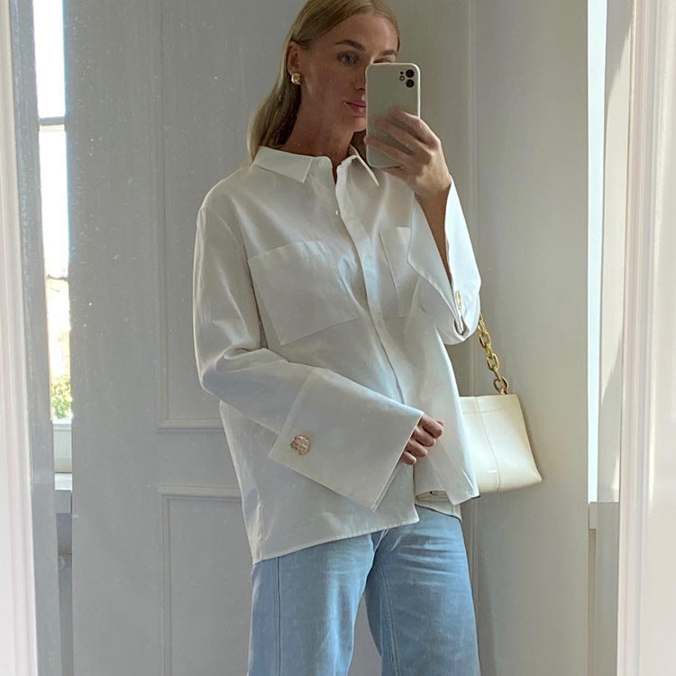 Women's Spring Long Sleeve Shirt Top