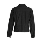 Women's Corduroy Long Sleeve Jacket - Casual Button-Up Coat With Flap Pockets, Fall & Spring Fashion Outerwear