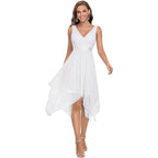Women's Lace Chiffon Cocktail Ball Gown
