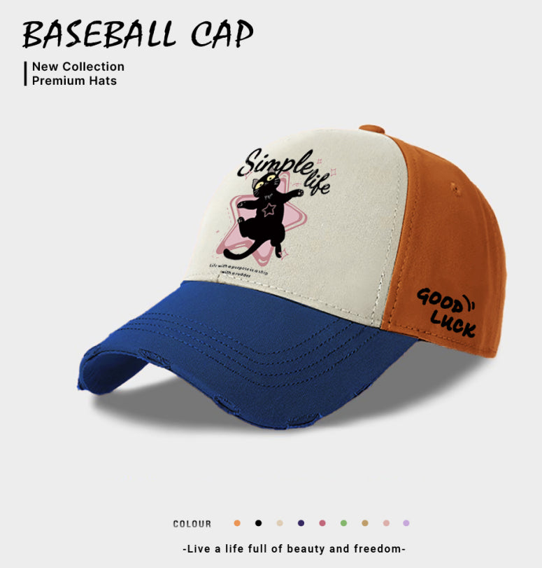 European And American Style Casual Baseball Cap For Women