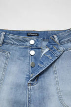 Women's High-Waist Lace-Up Jeans, Wide-Leg Full-Length Jeans With A Sexy Corset-Style Side Lacing, Statement Denim For Parties And Festivals Forbidden Platform - Temu