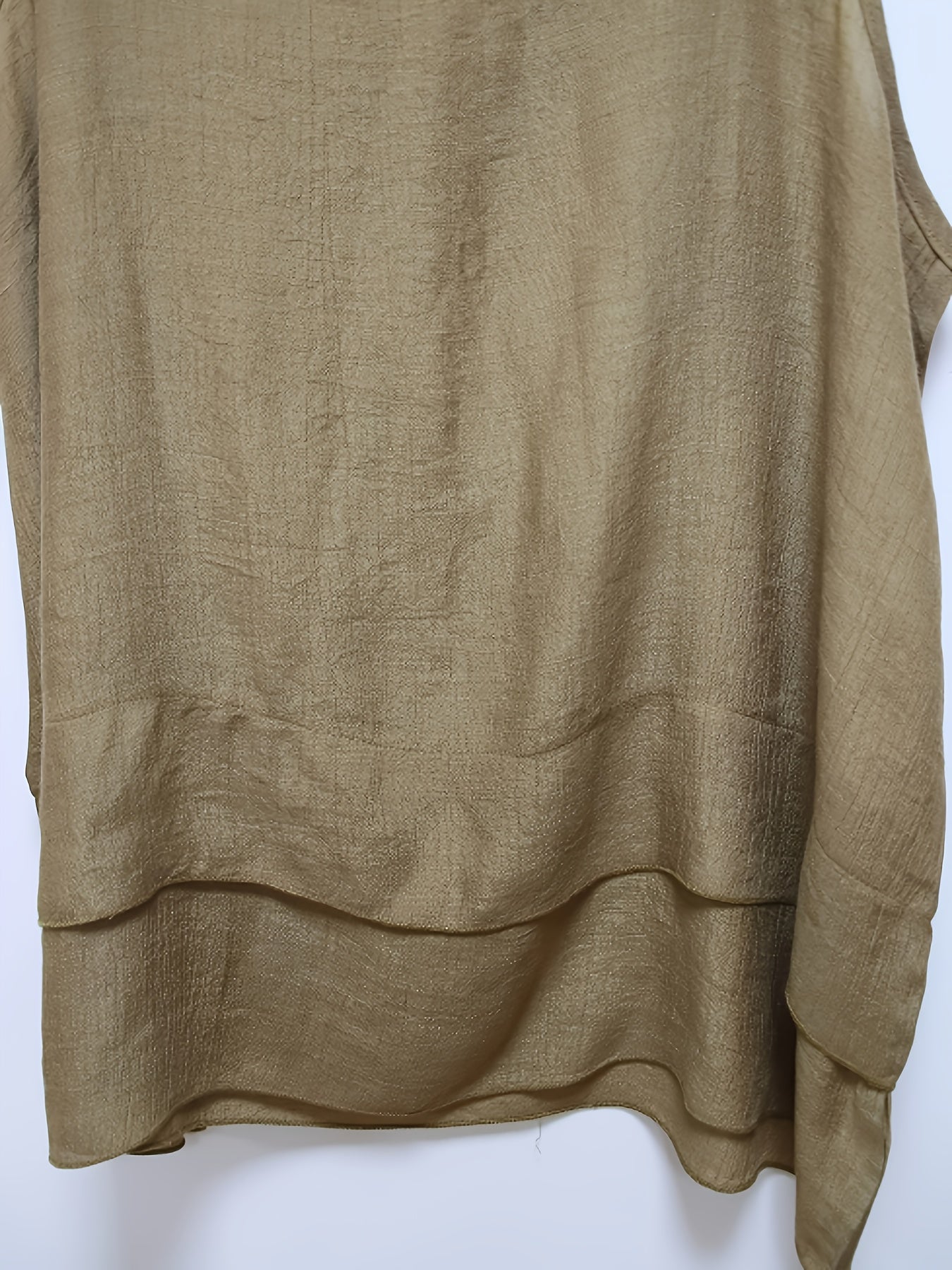 Self-pick-up Plus Size Women's Solid Colour Summer Sleeveless Shirt Casual Lightweight Tank Top  Only Self-pickup Is Supported