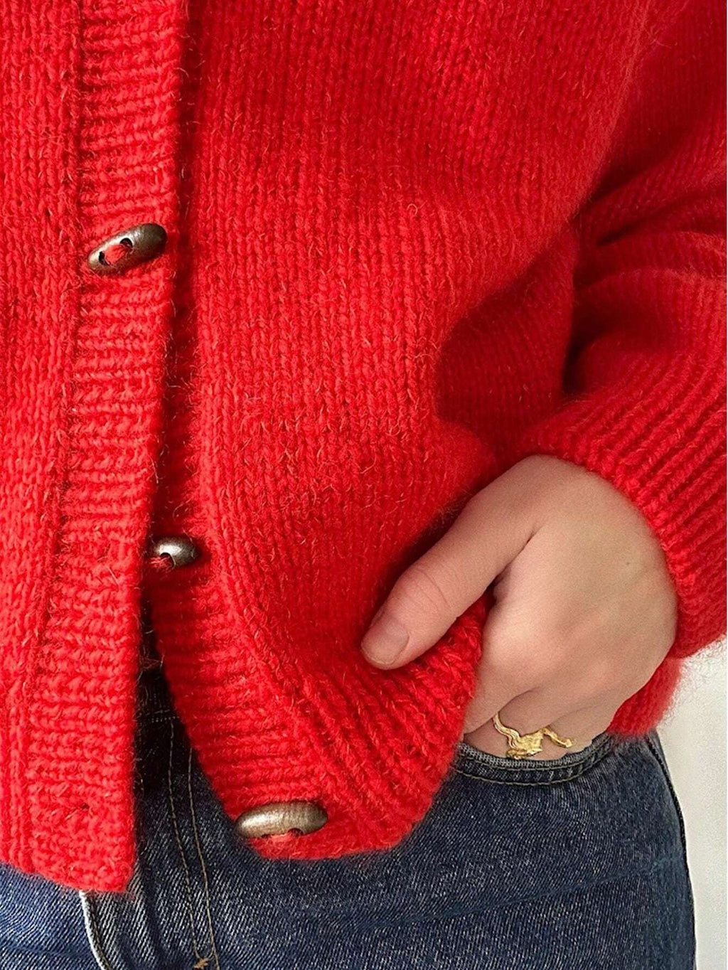 Women's Solid Color Hanging Shoulder Long Sleeved Loose Casual Cardigan