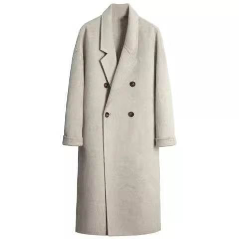 Cotton And Thickening Women's Small Woolen Overcoat