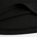 Women's Cut Out Ribbed Tee, Long Sleeve Fitted Sexy Casual Top