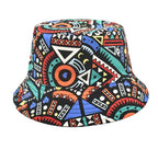 Printed Fisherman Hat Double-sided Can Wear Colorful Triangle Basin Hat