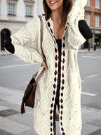 2025 Retro Cardigan Soft And Warm Women's Retro Cardigan Front Sleeve Open Button, AutumnWinter Coat, High Quality Craftsmanship, Elegant Women's Sweater