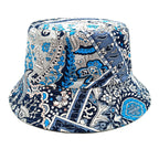 Paisley Bucket Hat Color Matching Printing Double-sided Wear
