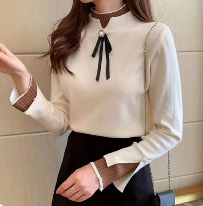 Women's Half-turtleneck Bottoming Sweater