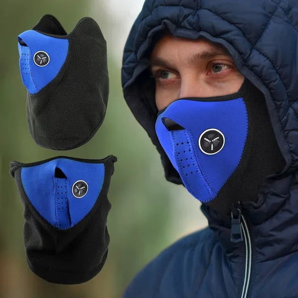 Half Face Mask Breathable Windproof Dustproof Neck Warmer For Bike Motorcycle Racing