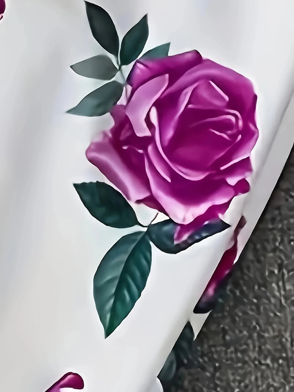 2025 New Elegant And Fashionable Casual Floral Print Set, Double Breasted Purple Suit Jacket And Floral Print High Waisted Slim Pants, Spring And Autumn Women's Clothing