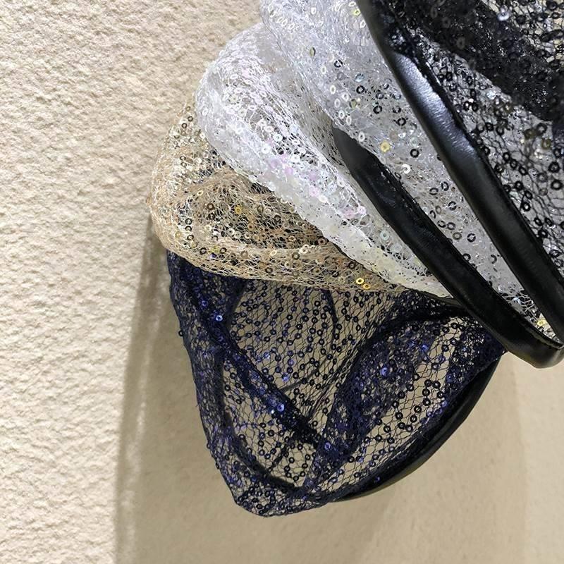 Mesh Hat Cover Gray Hair Lace Pile Heap Cap Thin Spring Women's Big Head Circumference