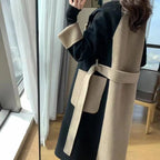 Long Coat Women's Double-sided Fleece Wool