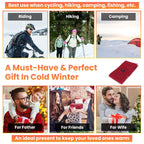 1Pc Electric Heated Winter Scarf USB Heating Neck Wrap Unisex Heated Neck Shawl Soft Warm Scarves With 3 Heating Modes For Outdoor Cycling Skiing Skating Winter Activities