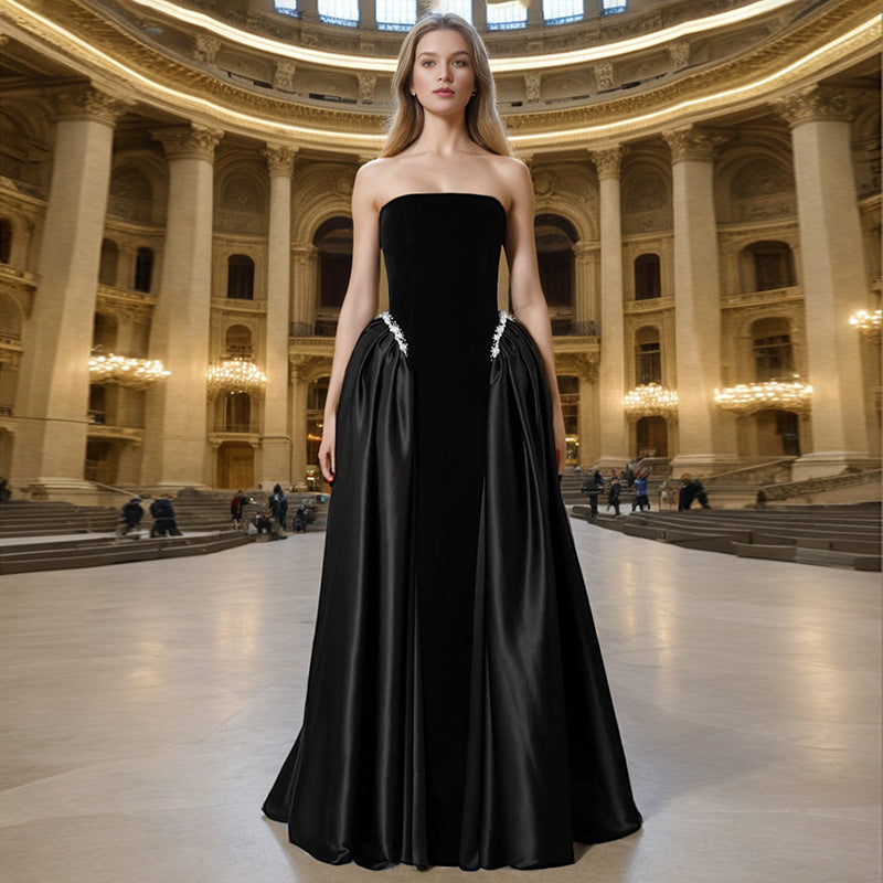 Design A Strapless Maxi Dress For Women