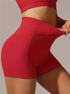 3 Pack Seamless Yoga Shorts - High Waisted Tummy Control, Quick Dry For Gym & Running