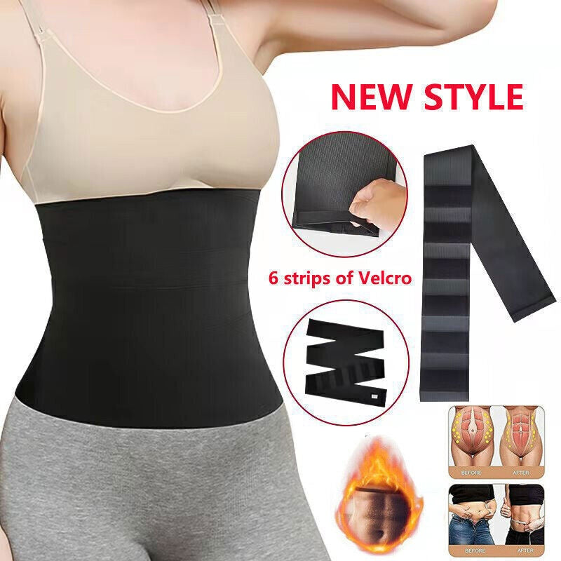 Snatch Me Up Bandage Sweat Wrap Lumbar Waist Support Belt Adjustable Masquerade