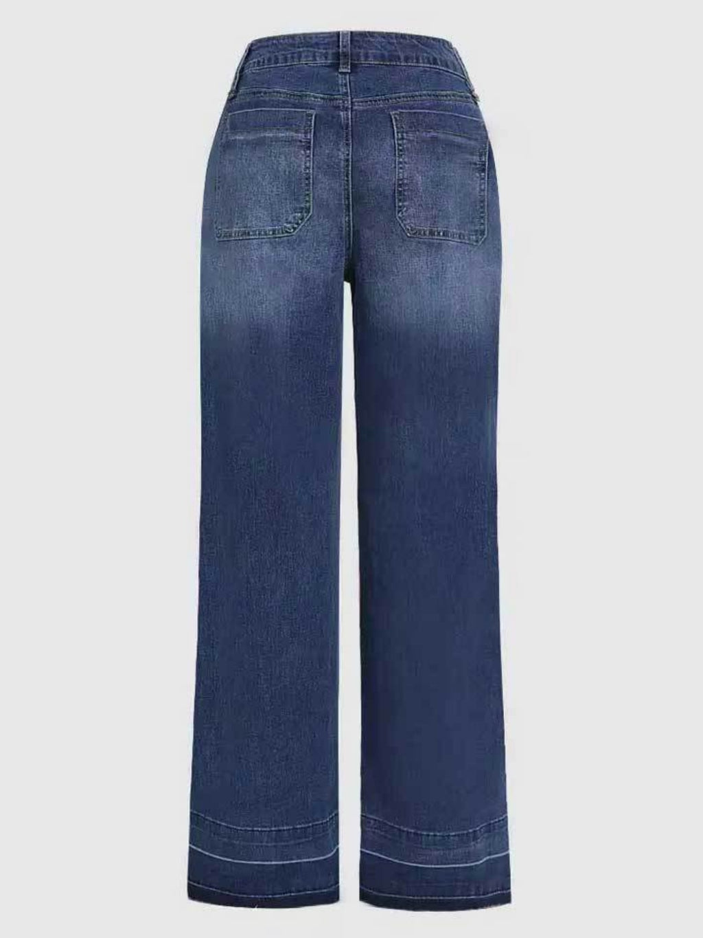 2025 New Women's Wide Leg Jeans, Autumn And Winter Outfits, Straight Leg Jeans, Mid Rise Jeans
