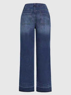 2025 New Women's Wide Leg Jeans, Autumn And Winter Outfits, Straight Leg Jeans, Mid Rise Jeans