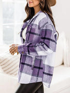 Long Sleeve Lapel Loose Mid-length Top