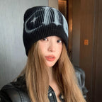 Street Style Letters Pile Heap Cap Beanie Hat Female Autumn And Winter Street