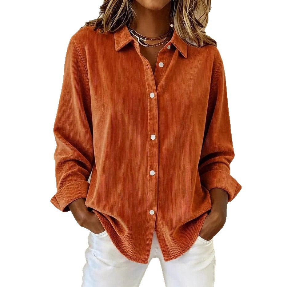 Women's Corduroy Casual Shirt