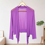 Small Shawl Outer Match Short Coat Middle-aged And Elderly Plus Size Thin