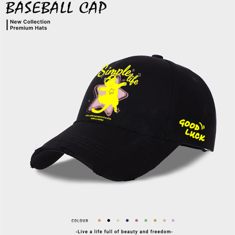 European And American Style Casual Baseball Cap For Women