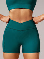 3 Pack Seamless Yoga Shorts - High Waisted Tummy Control, Quick Dry For Gym & Running