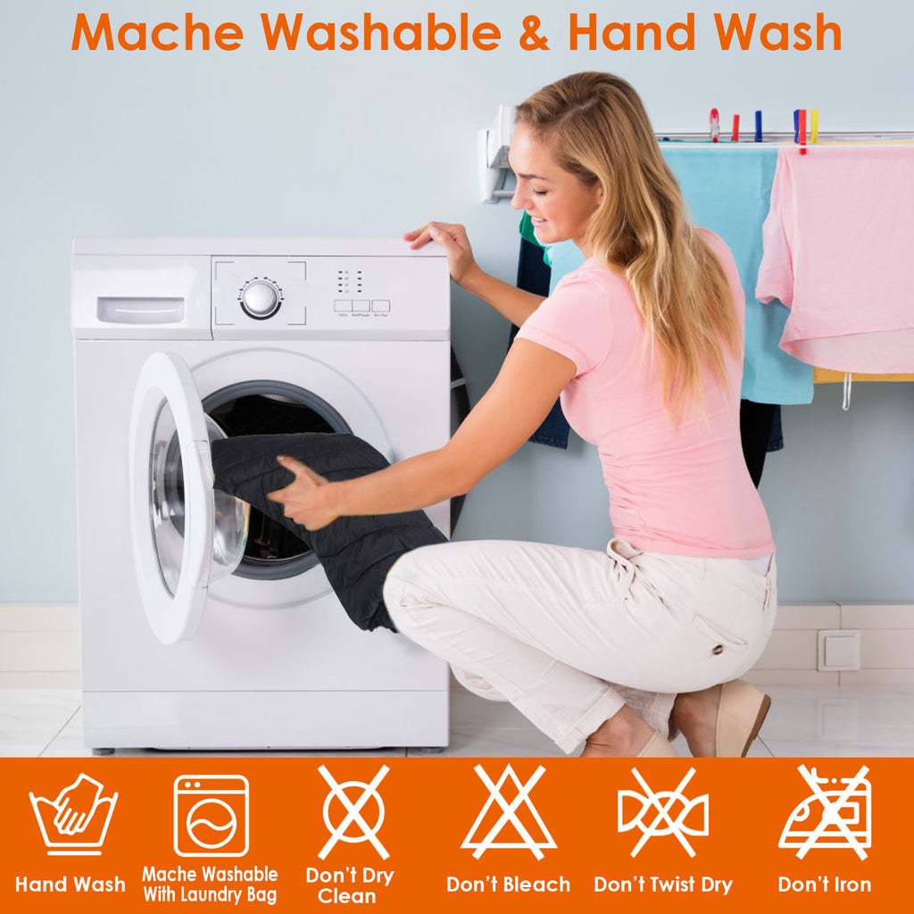 1Pc Heated Jacket Electric Heating Coat Lightweight Winter Hooded Jacket With 3-Level Heating Modes 8 Heating Zones Detachable Zipper Hood