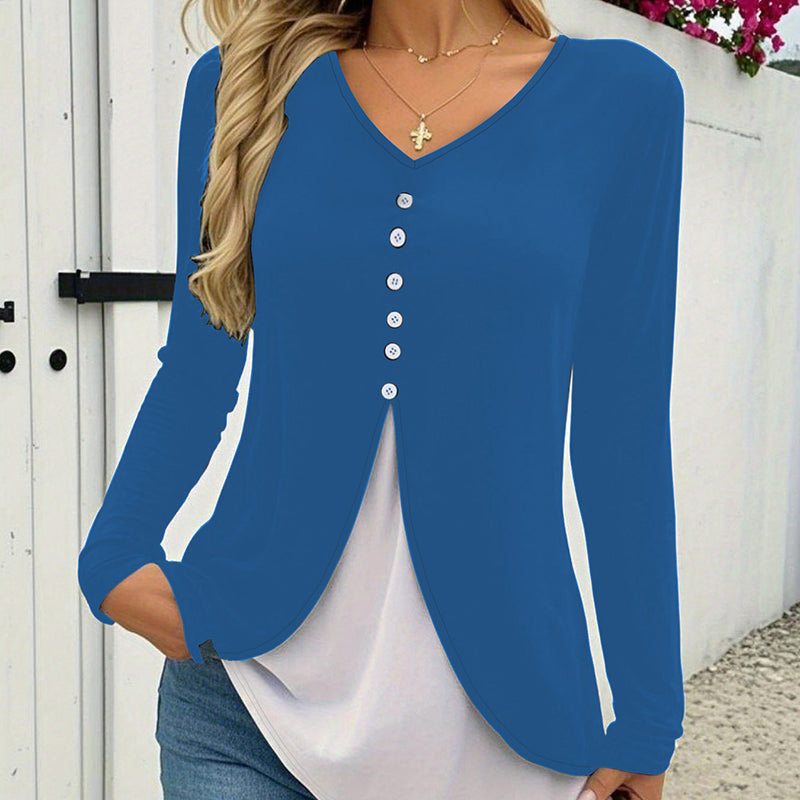 Women's Long Sleeve Tunic Tops Casual T-Shirt Fall Work Fashion 2025, Everyday Basic Wear