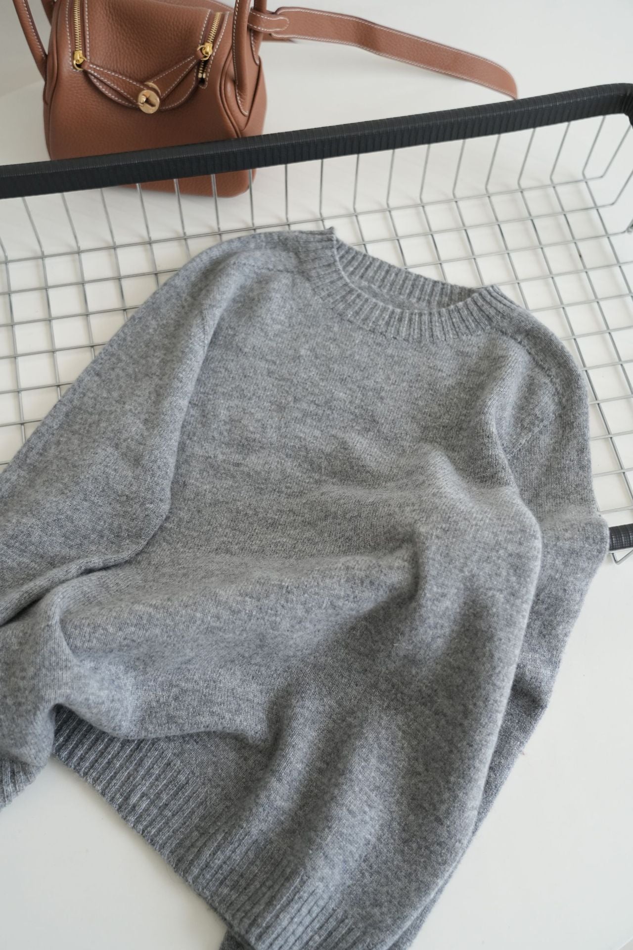 Pure Wool Soft Glutinous Thick Loose-fitting Pullover Base Sweater