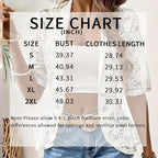 Women's Floral Lace 3 4 Sleeve Bolero Shrugs Sheer Open Front Cardigan Blazer