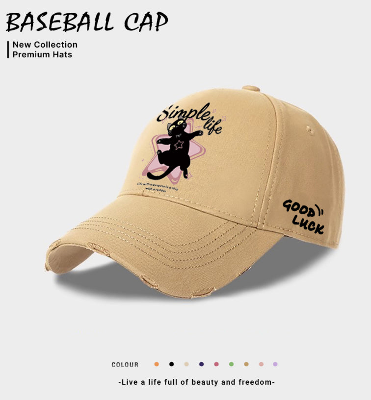 European And American Style Casual Baseball Cap For Women