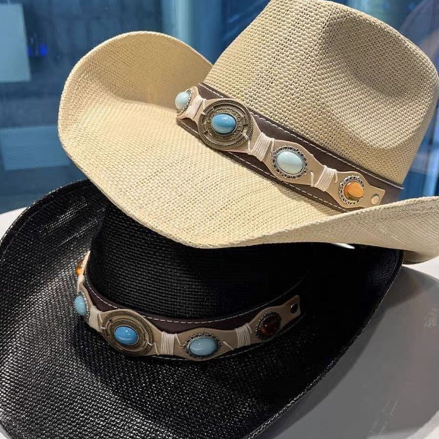 Summer Outdoor Ethnic Style Fedora Hat West