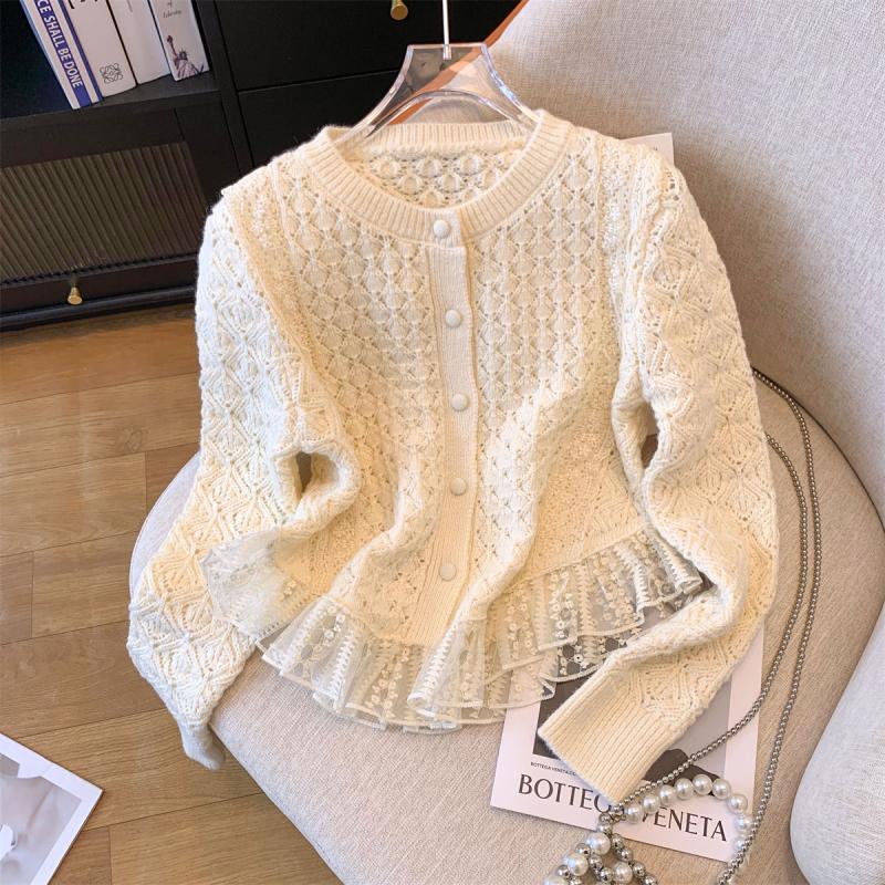 Western Style Knitted Cardigan For Women