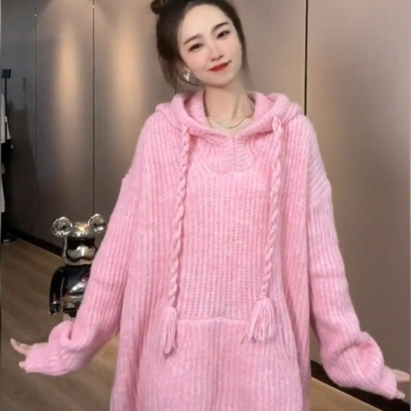 Gentle Soft Nuo Sweater Korean Style Loose And Lazy Style Sweater