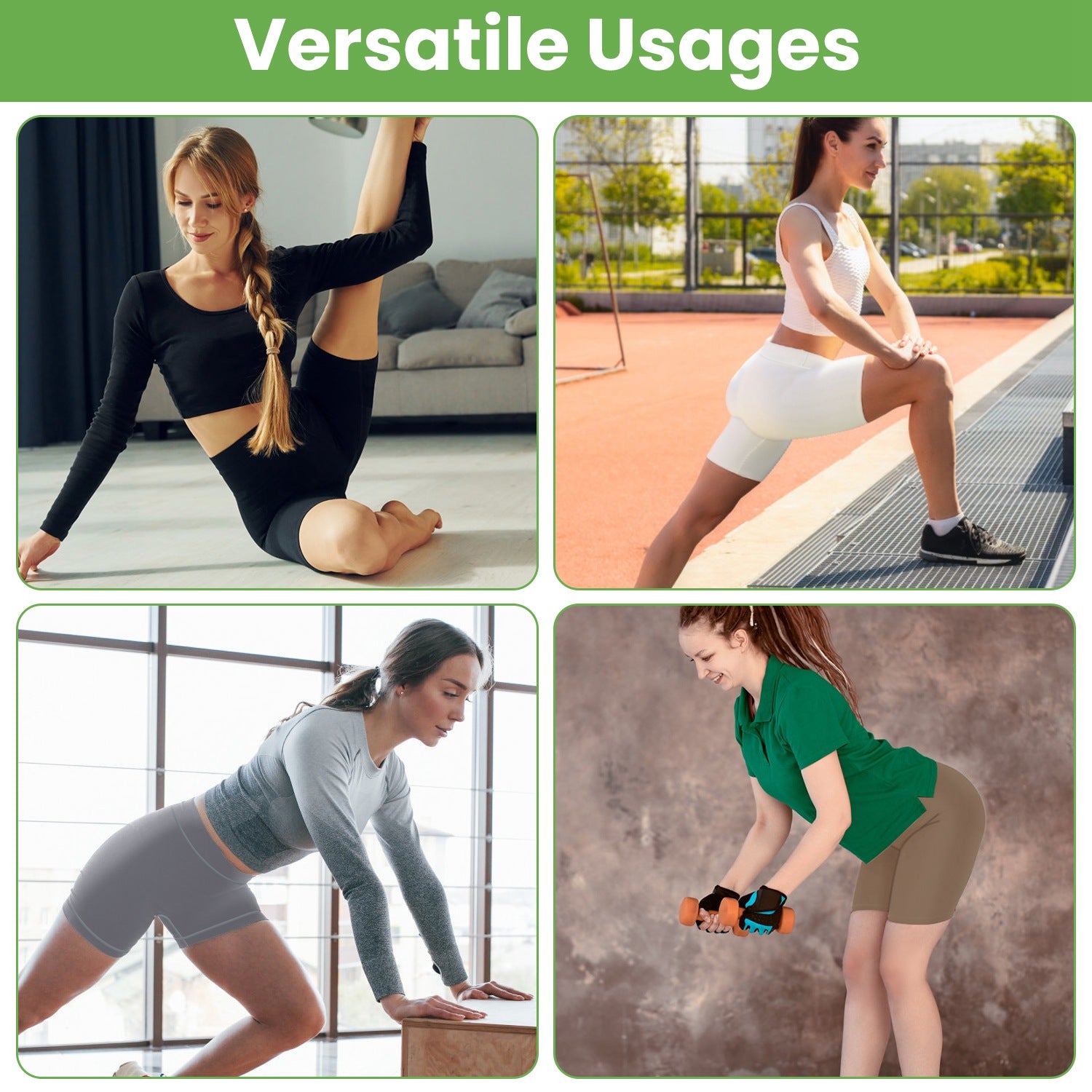 4 Sizes-5 Colors Option -- 1Pc Women's High Waist Biker Shorts Tummy Control Pants Athletic Leggings Spandex Booty Shorts With 6.3In Inseam No Front Seam For Workout Yoga Running Volleyball Dance