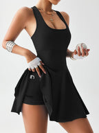 2 Pack Womens Yoga Dress Ultimate Comfort Free Movement High Waist Tummy Control