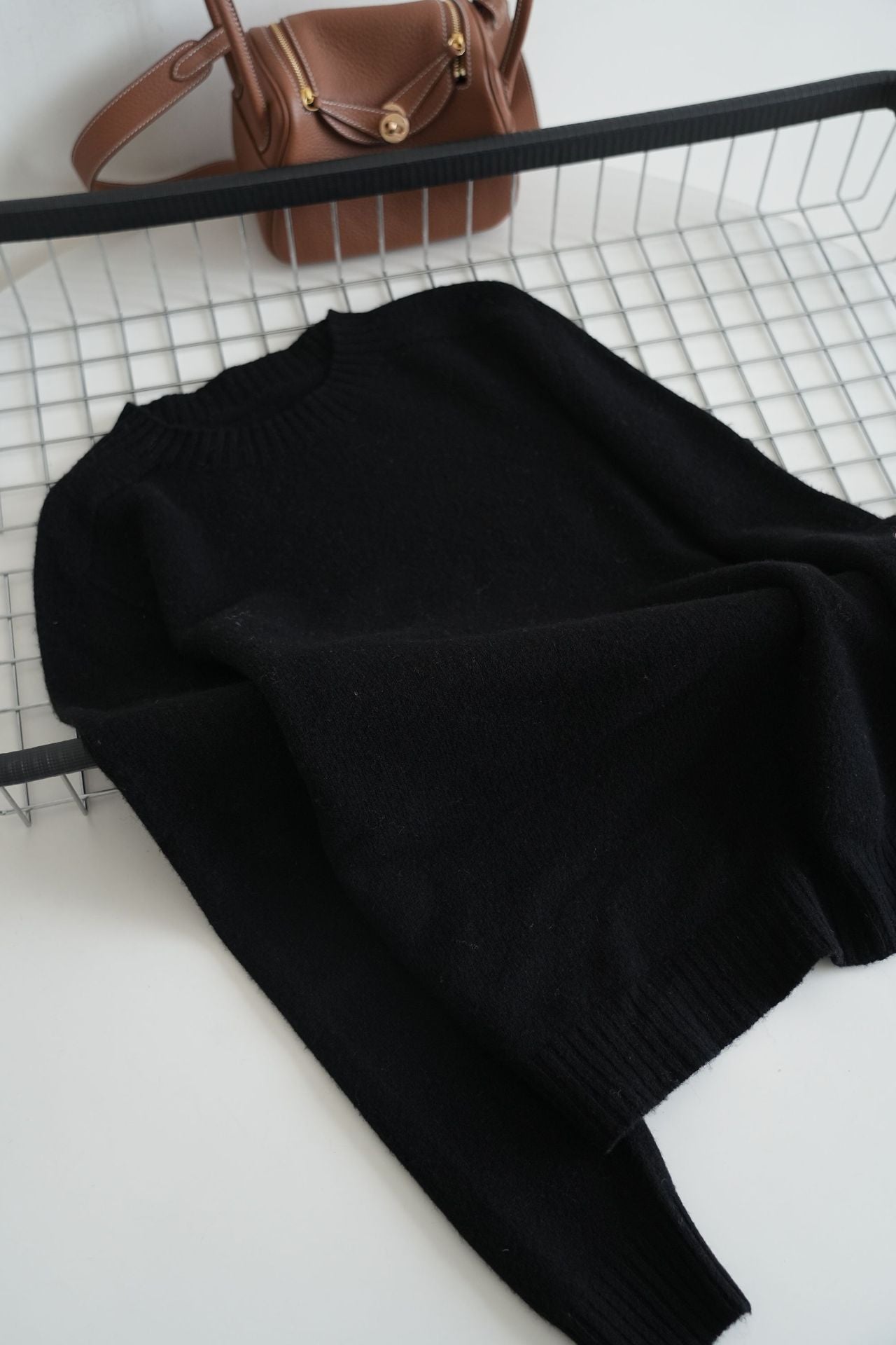 Pure Wool Soft Glutinous Thick Loose-fitting Pullover Base Sweater